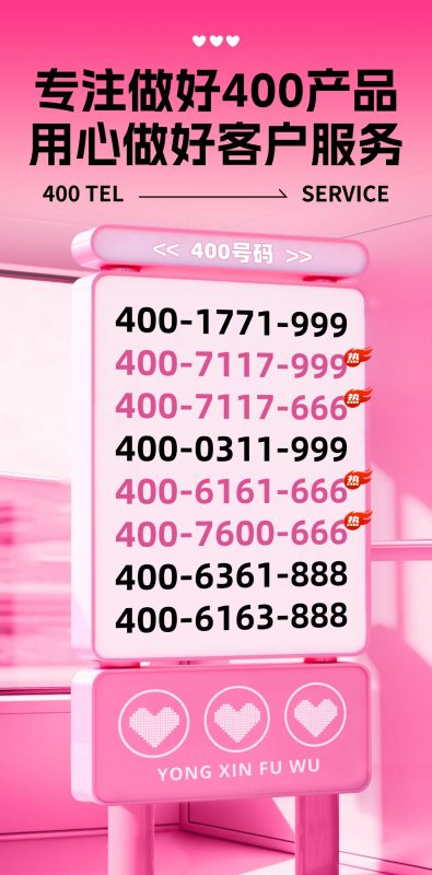 专注 400 产品，用心服务每一位客户-企富蓝图
