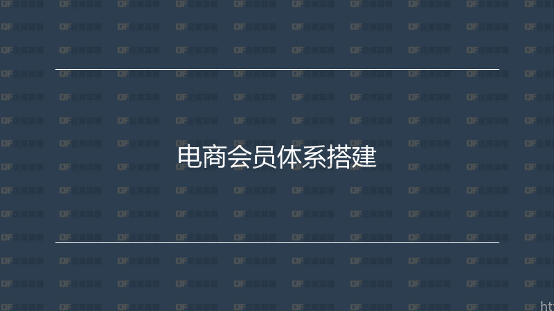 电商会员体系搭建-企富蓝图