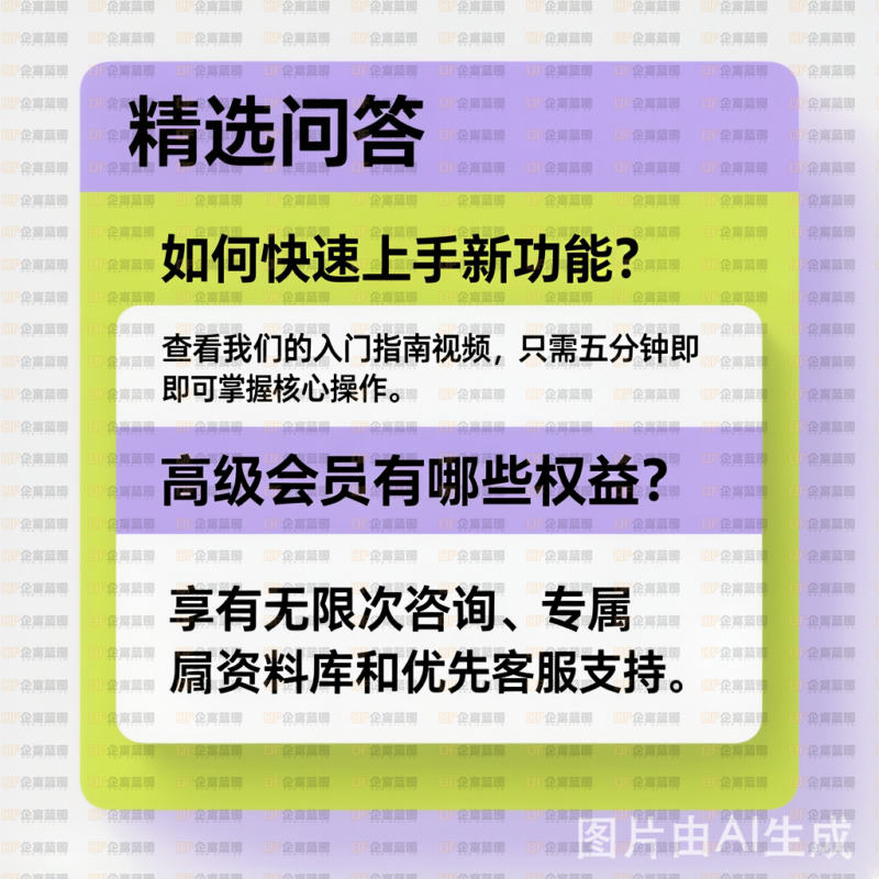 用户问答互动：精选问题与专业解答-企富蓝图