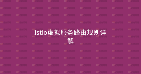 Istio虚拟服务路由规则详解-企富蓝图